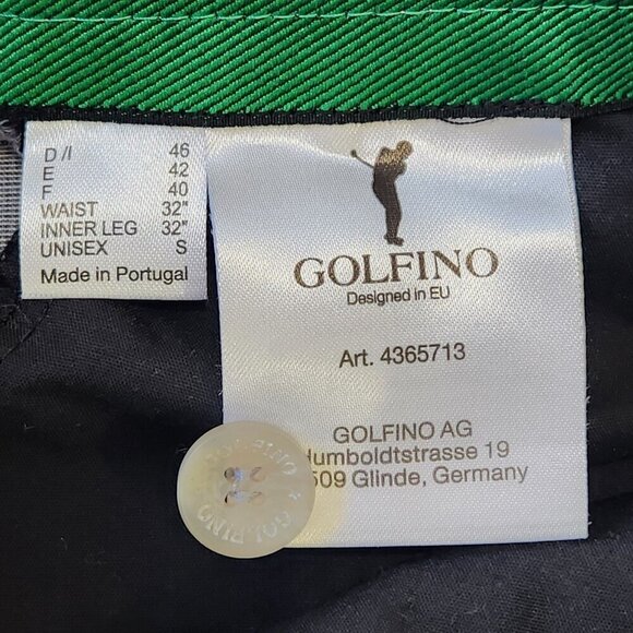 Golfino Casual Drive Checked Trouser Slim‎ Golf Pants 32 Gray Stretch Preppy - Picture 3 of 10